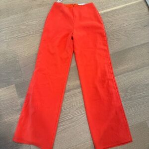Orange dress pants